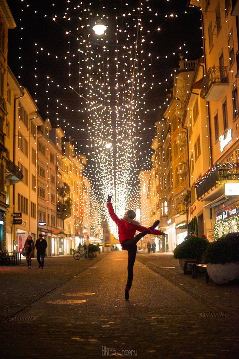 night, landscape, ballet, ballerina, dance, dancing,, Enzeru Akira