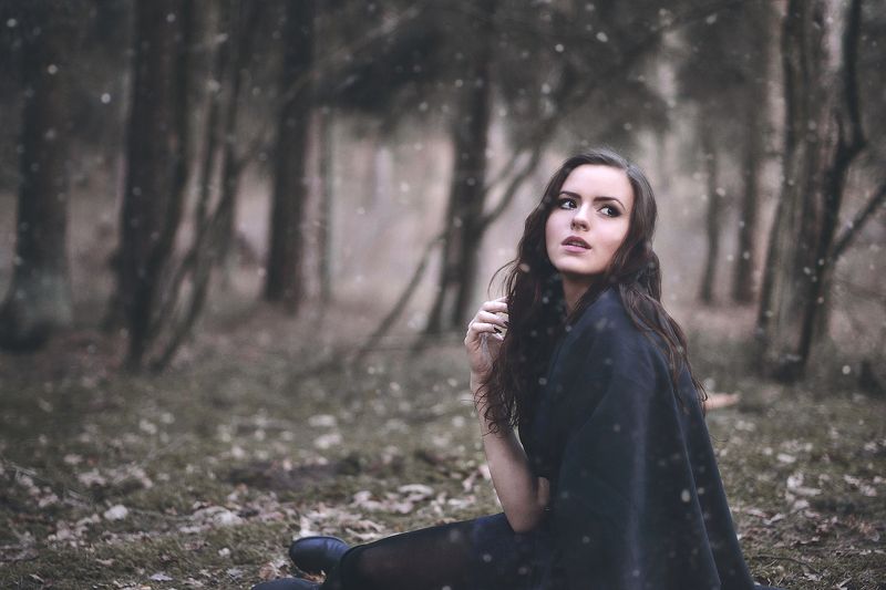 female, outdoors, face, people, Alone фото превью