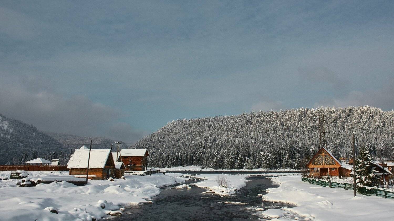 алтай, река, путешествие,зима,2016, Цвелёв Дмитрий