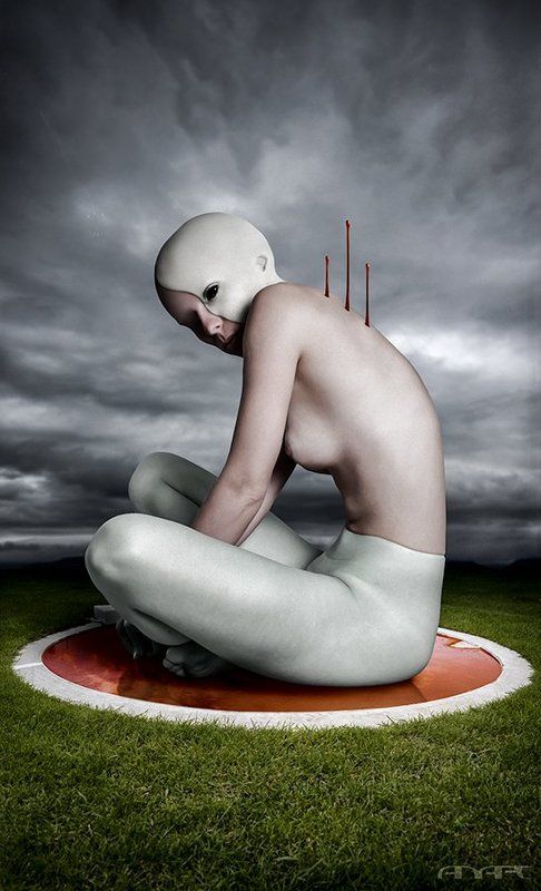 srreal, nude, woman, Purification фото превью