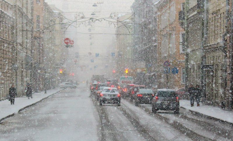 Снегопад фото превью