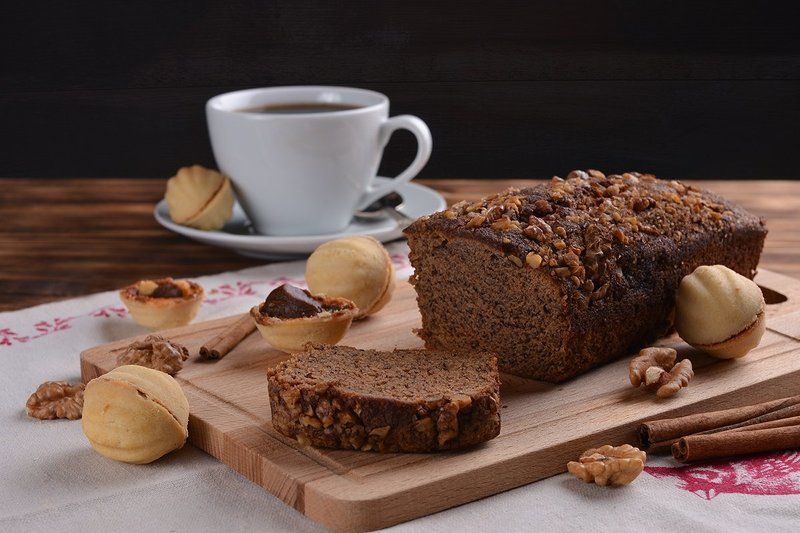 натюрморт Рождественский кекс фото превью