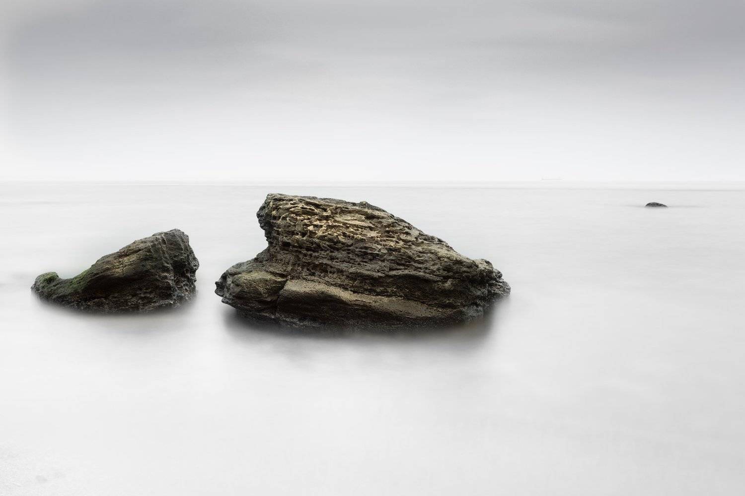 море,камни,вода,берег,длинная выдержка, Andrew Key