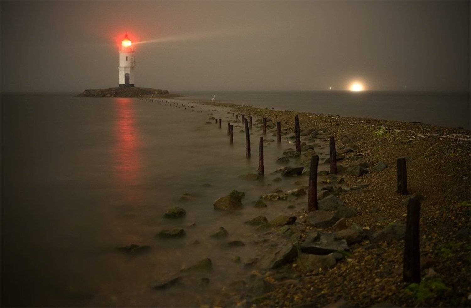 маяк, токаревский, море, ночь, туман, цапля, северные, земли, дмитрий, корнилов, Дмитрий Корнилов