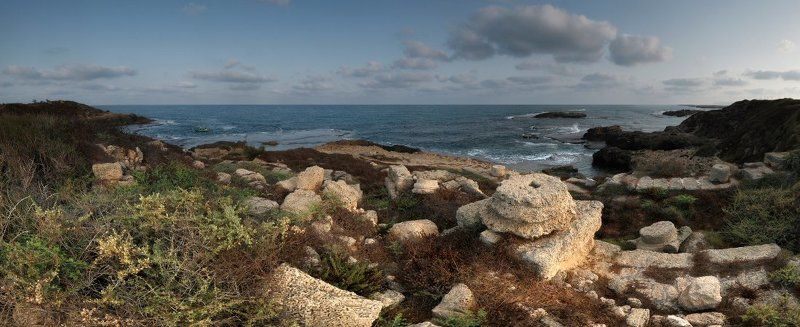 город, дор, израиль, море Город Дор фото превью