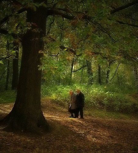 Двое и осень.