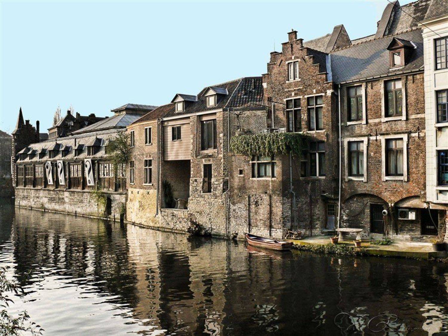 гент, город, канал, Vitaliy