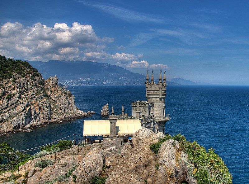 крым, ласточкино гнездо Ласточкино.... фото превью