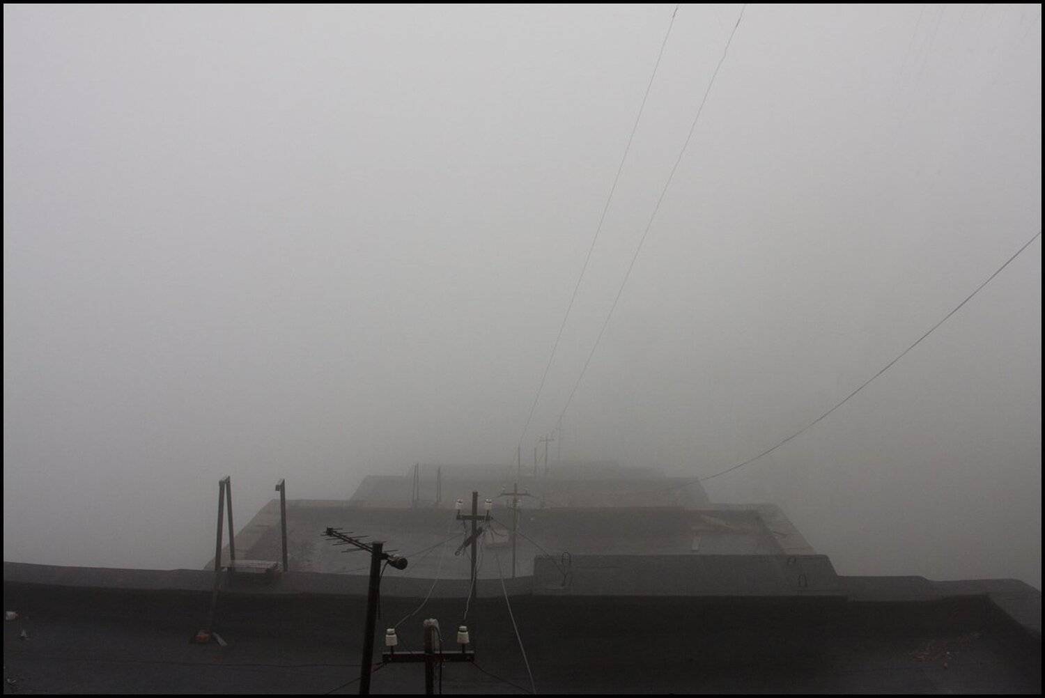 крыши, туман, владивосток, Алексей Шлыков