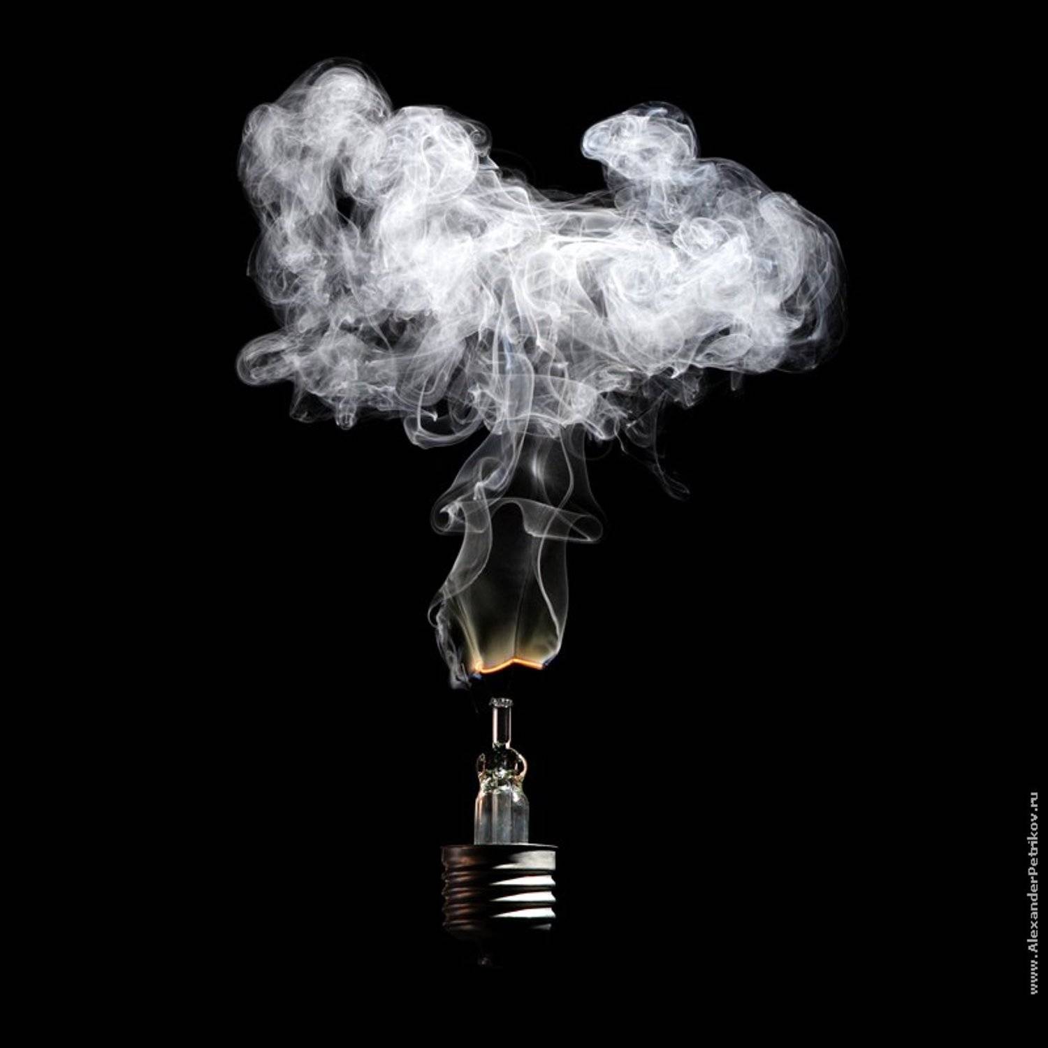 лампочки, дым, 100, ватт, цоколь, Александр Петриков