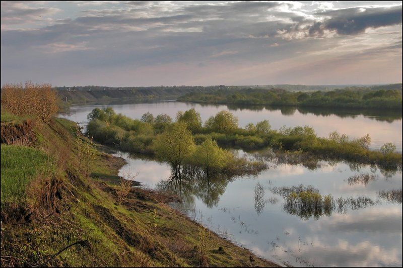 река, ока, рязанщина Половодье. фото превью