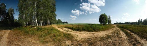Перекрёсток.
