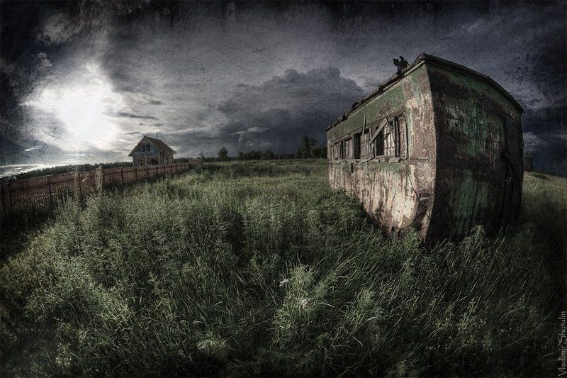 поле,пеленг,дома,фургон,владимир,шипулин * * * фото превью