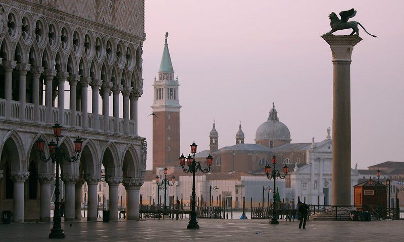 Солнце, весна, Венеция фото превью