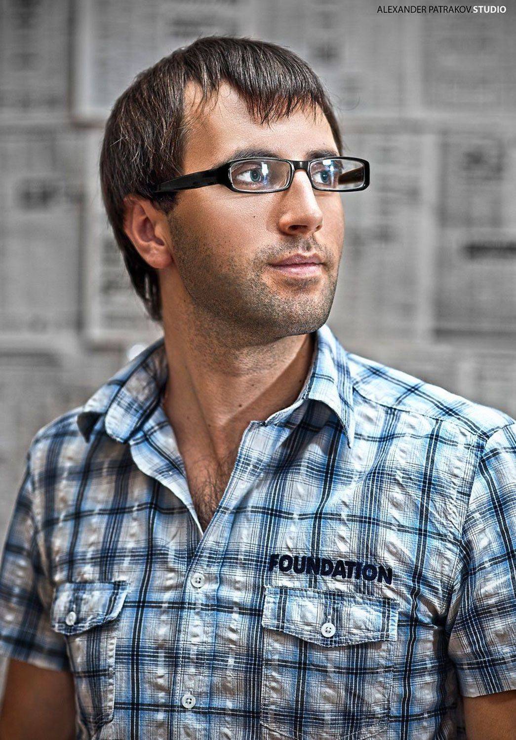 портрет, парень, очки, AlexandEr Patrakov