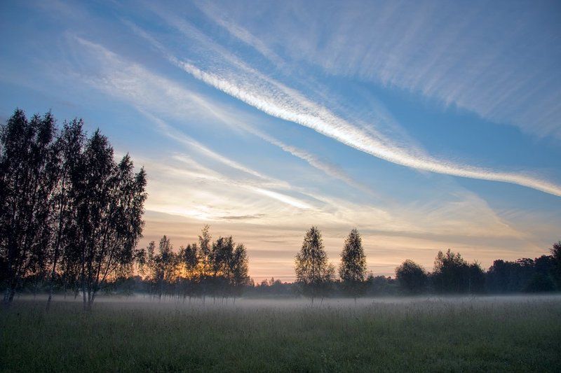 подмосковье, рассвет, королев Подмосковье, 2 (в цвете) фото превью
