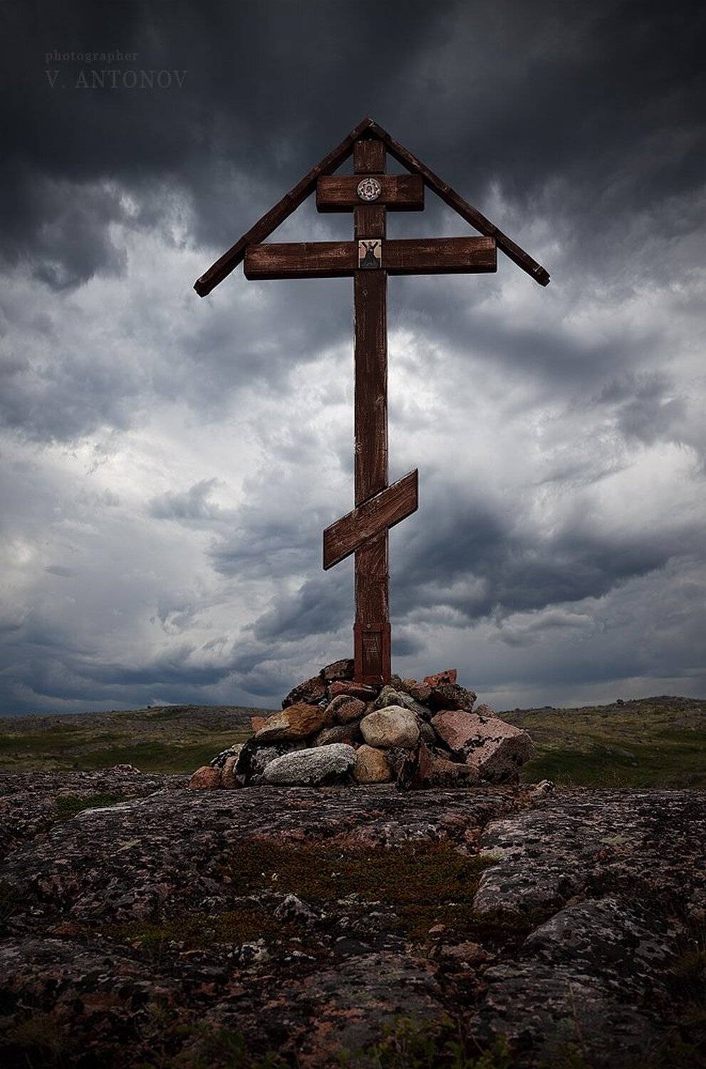 териберка, путевой, крест, кольский, полуостров, Vladislav Antonov
