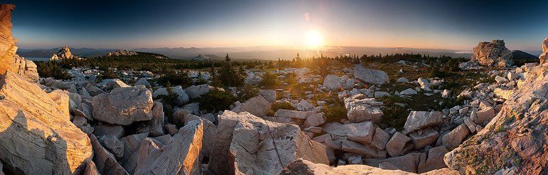 faniz, зюраткуль, хребет, панорама Вечер на Зюраткуле фото превью