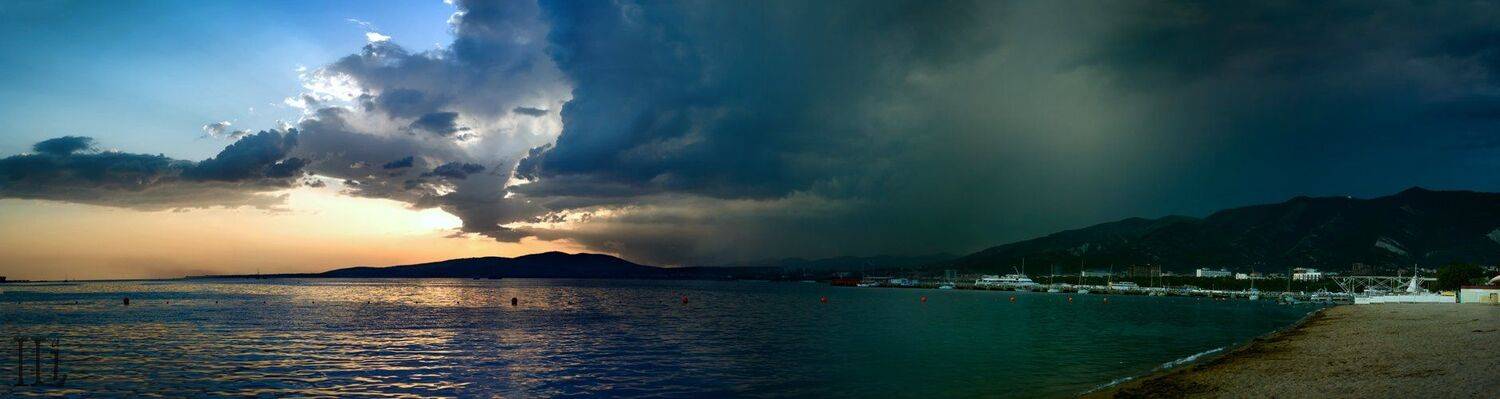 море, закат, Илья Панфилов