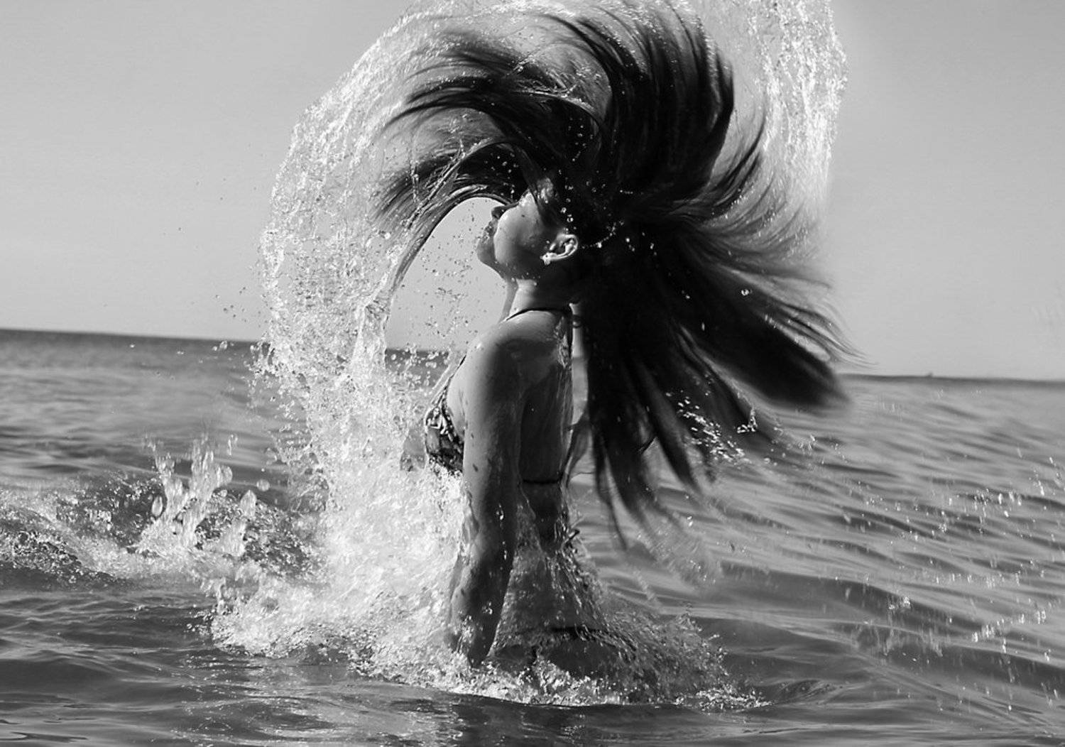 море, девушка, модель, брызги, АЛЕКСАНДР ТОЛЧИНСКИЙ