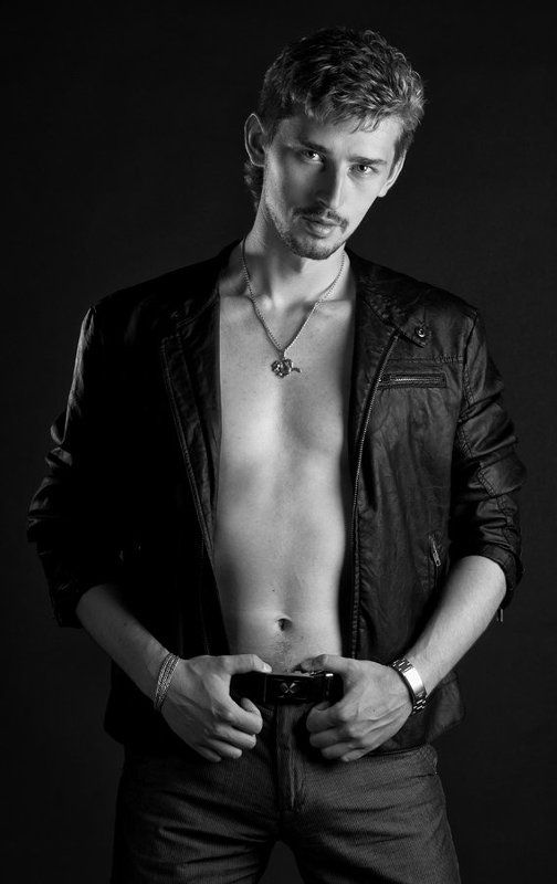 олег обухов, студия raritet (B&W) проба в качестве фотомодели фото превью