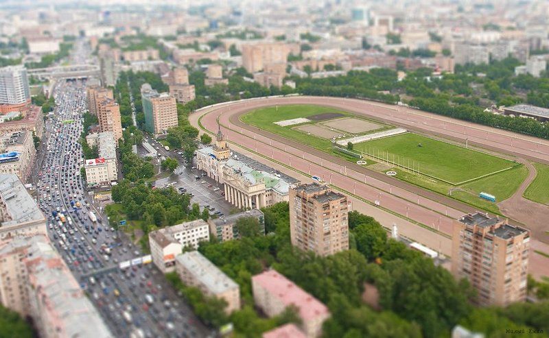 город, вид с крыши А из нашего окна... фото превью