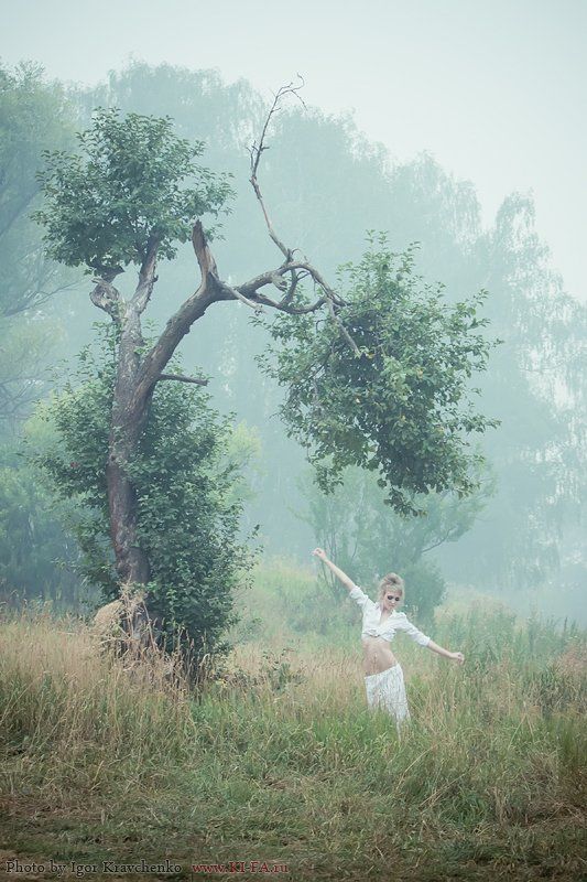 В дыму фото превью