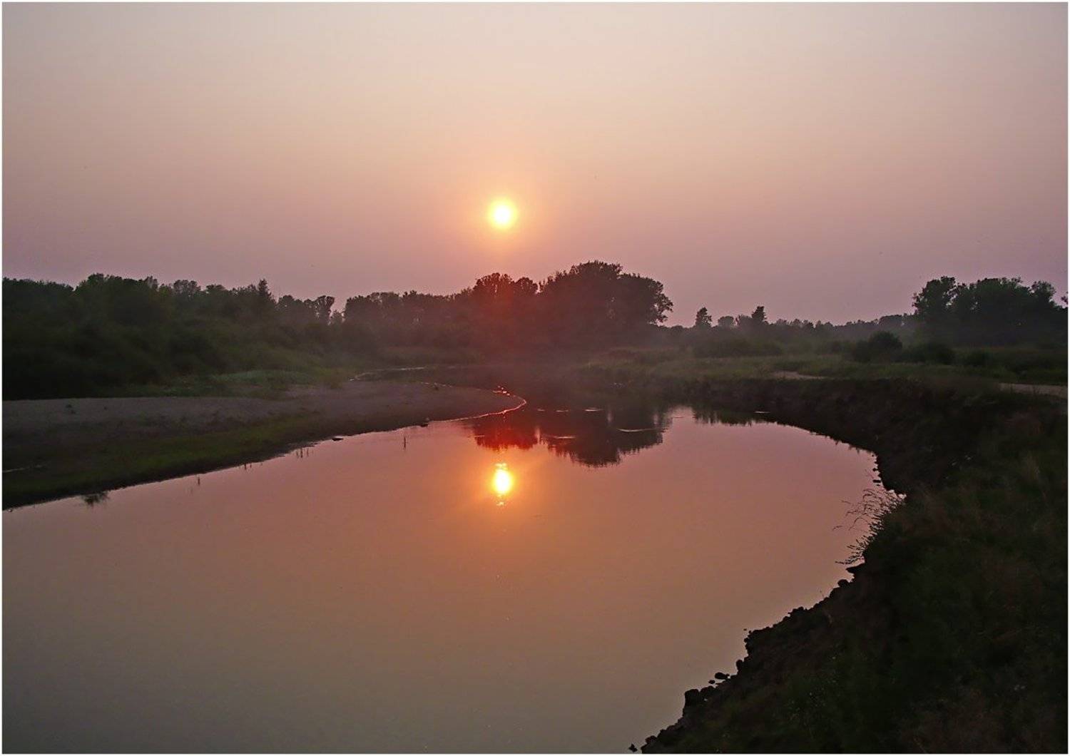 река,вечер,закат,чепца,удмуртия, Андрей,любитель 35photo