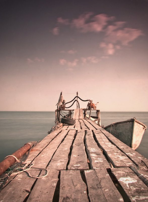 длинная, выдержка road to the sea фото превью