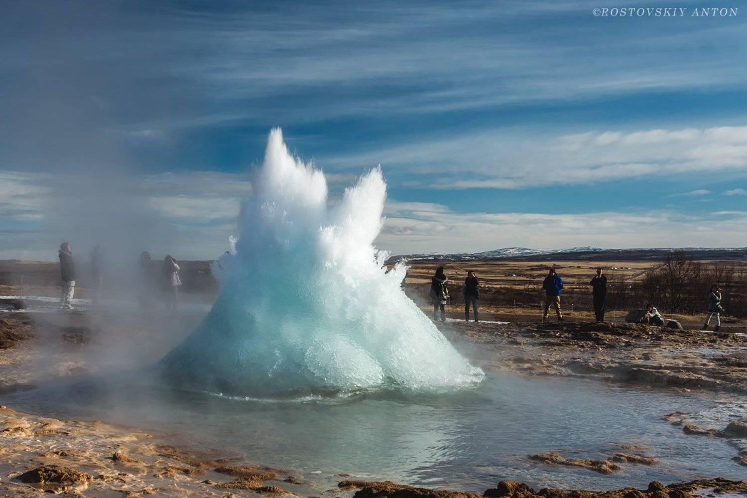 Исландия, гейзер, Антон Ростовский