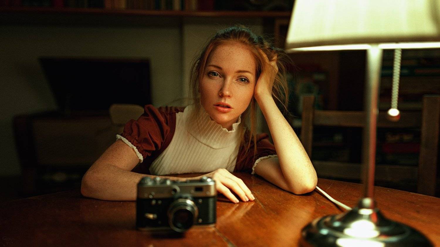 портрет, арт, модель, portrait, art, Георгий Чернядьев