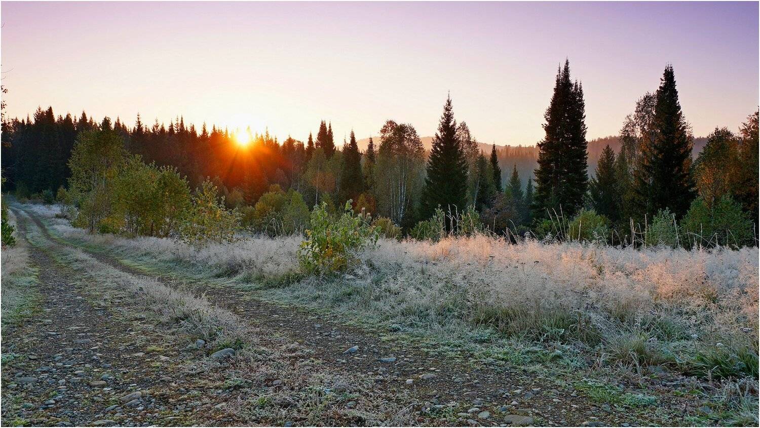 пейзаж, осень, утро, восход , Александр Потапов