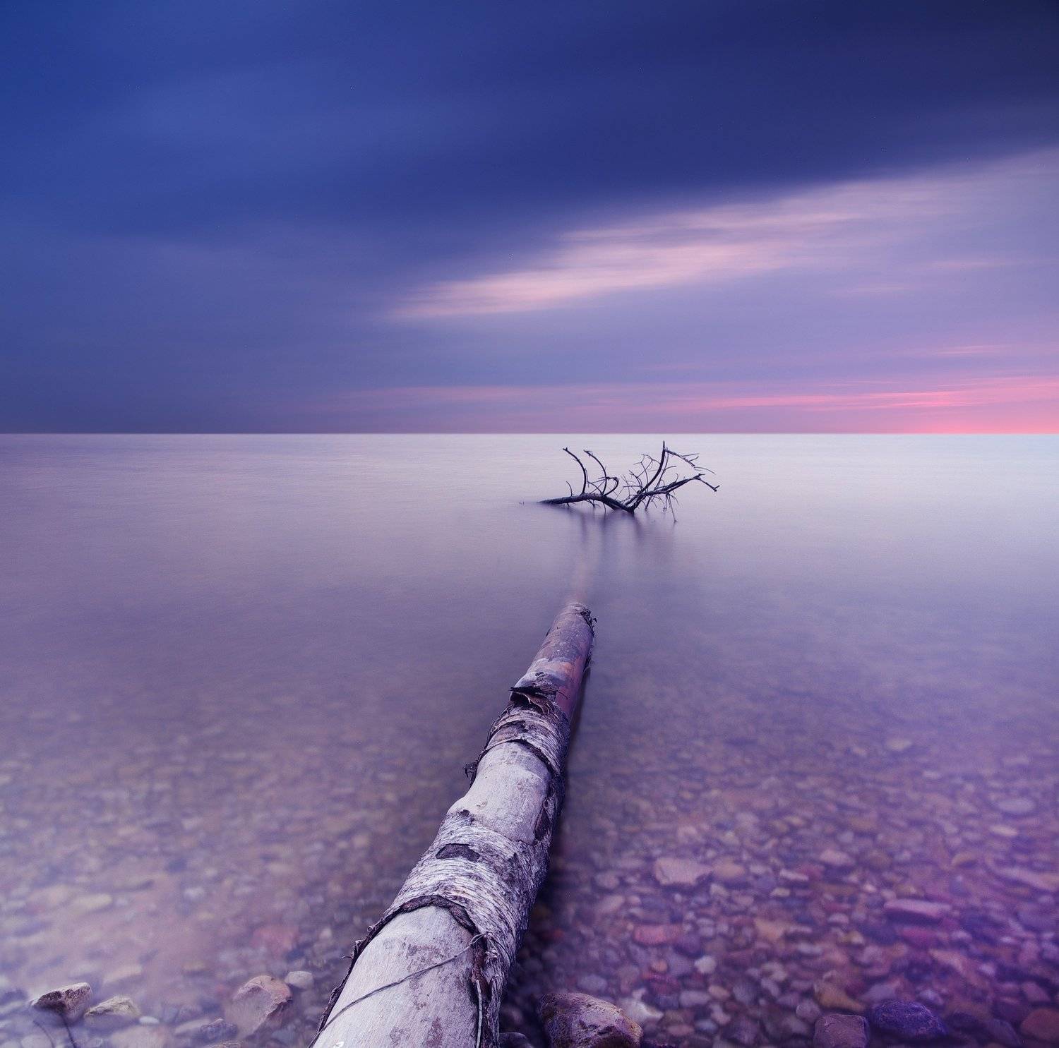long exposure, water, tree, sea, Mindaugas Žarys