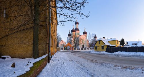 Морозное утро. Церковь Иоанна Предтечи
