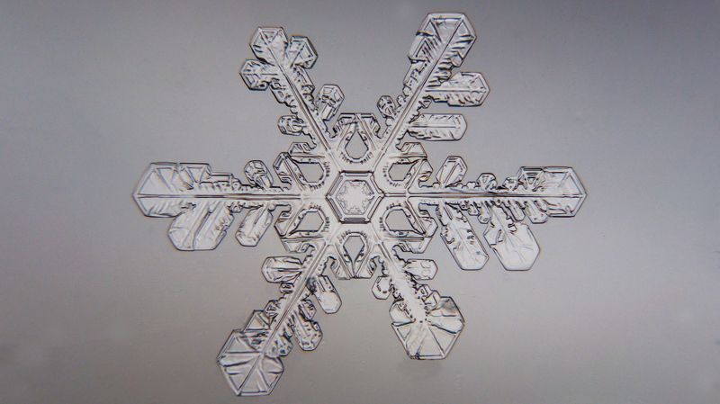 Снежинки фото превью