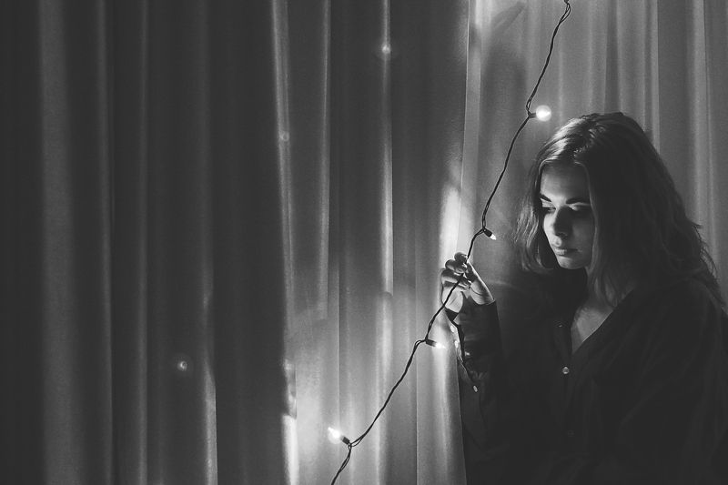 indoors, female, portrait, fashion, Lights фото превью