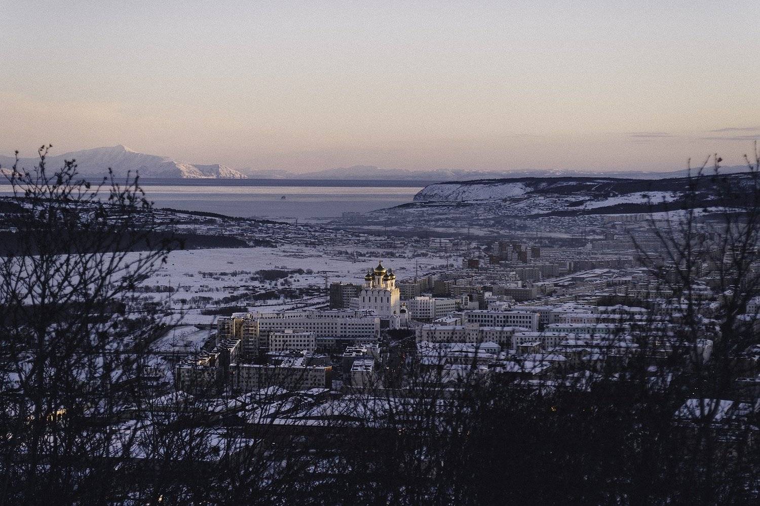 город, пейзаж, север, зима., Евгений Труфанов