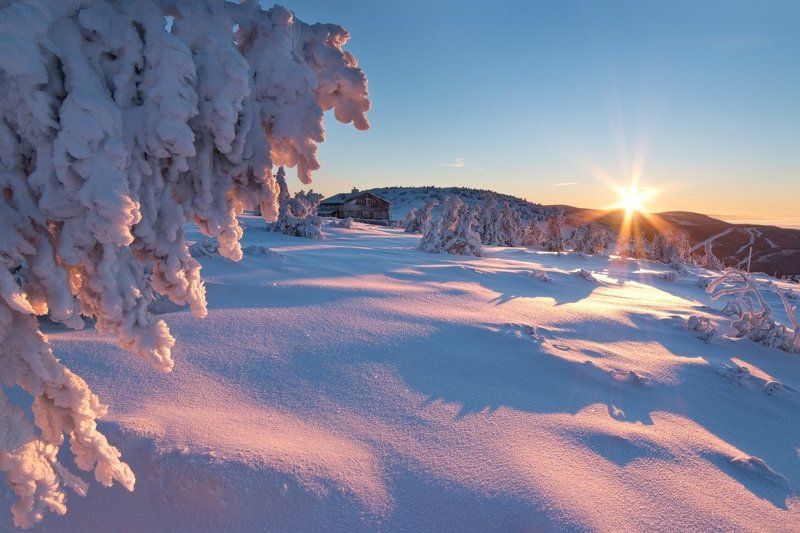 winter, snow, czech, chzechia, krkonoše, giant moutains Winter time.. фото превью