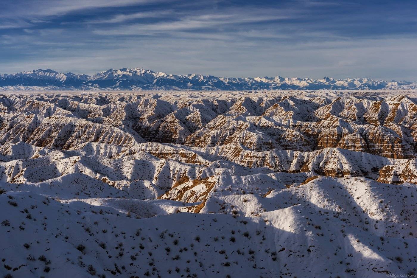 каньон, жабыр, чарын, утро, зима, рассвет, Ольга Кулакова