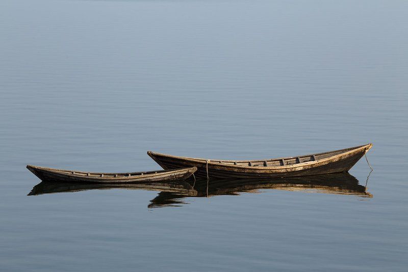 байкал, лодки, вода Байкальский минимализм. фото превью