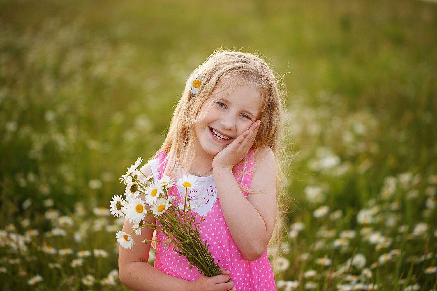 девочка,ромашки,цветы,ребенок, Инна Сухова