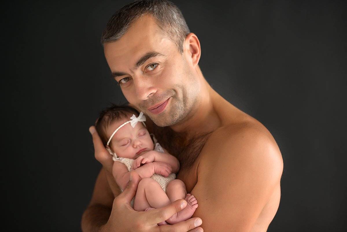 в сильных папиных руках, Татьяна