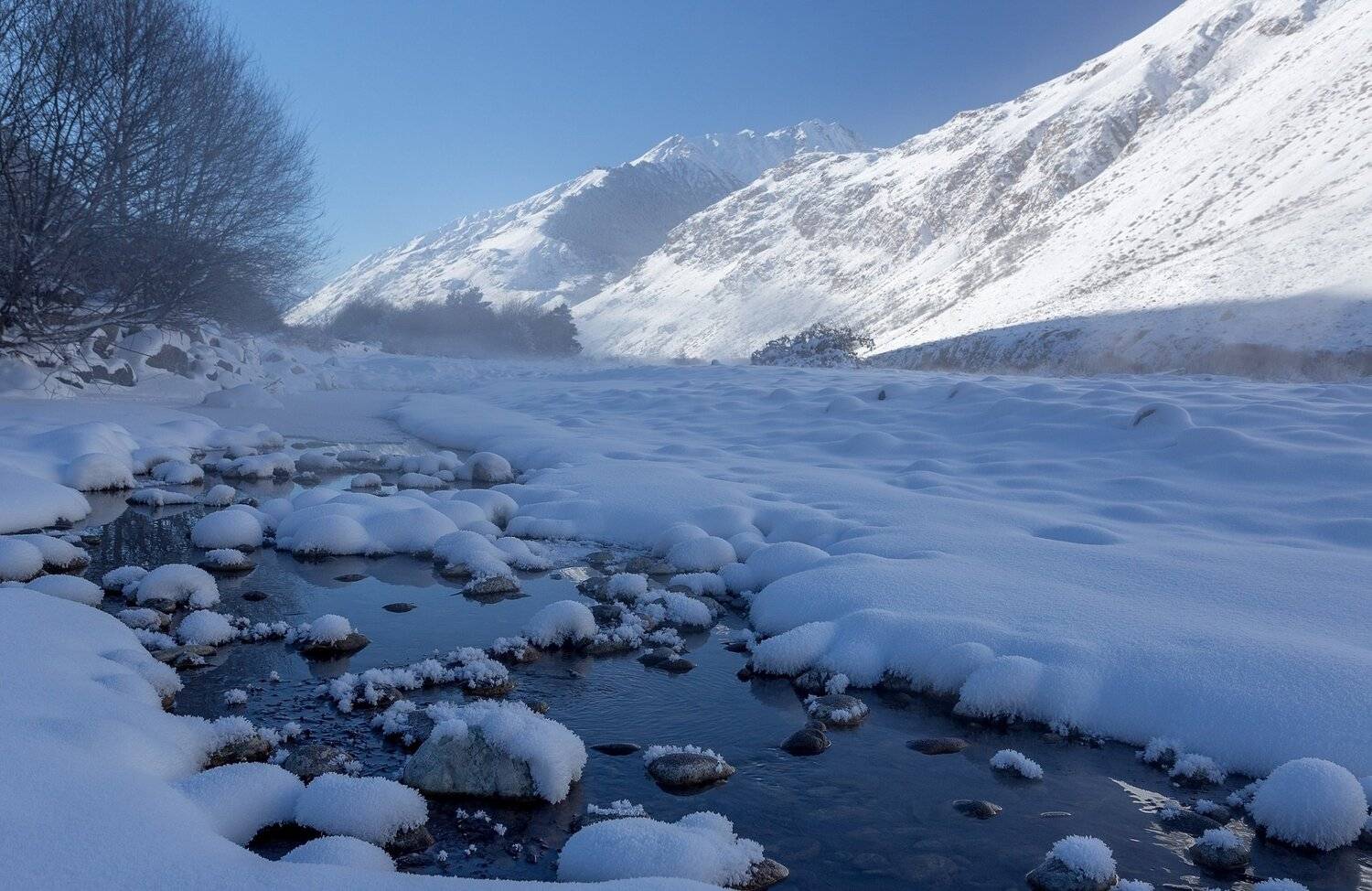 Река, горы, Кавказ, Приэльбрусье, Баксан, Павел Попов