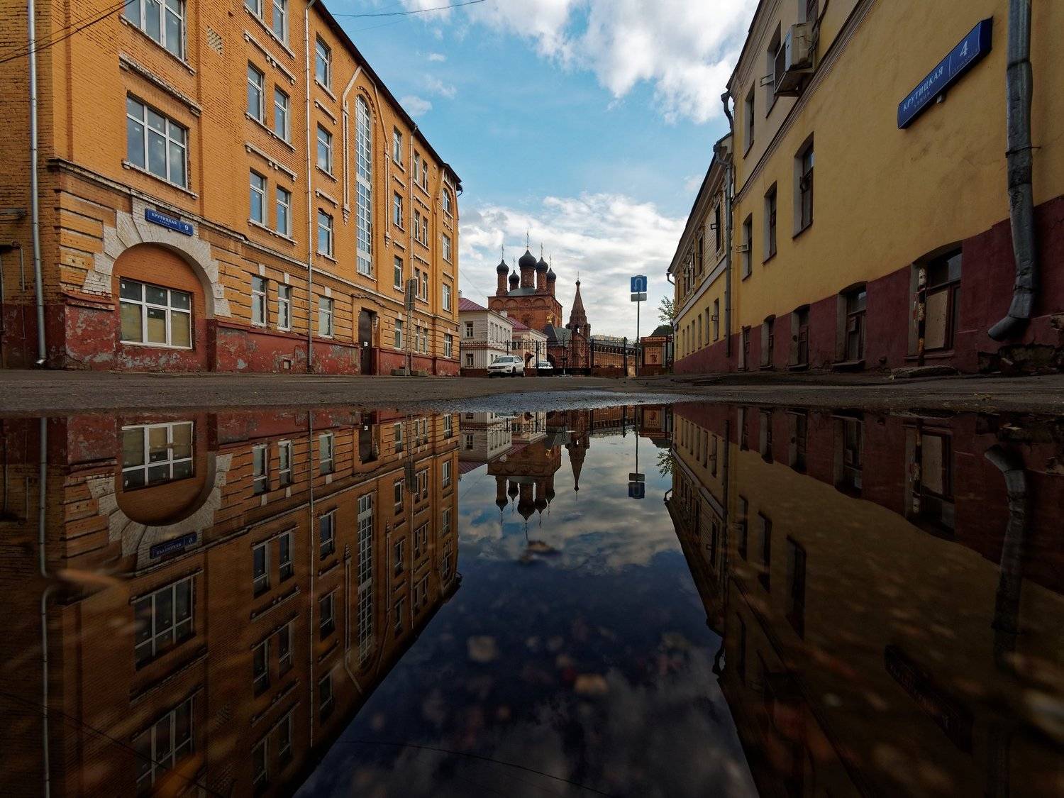 город, Москва, улица, архитектура, отражение, прогулка, храм, , Конев Сергей