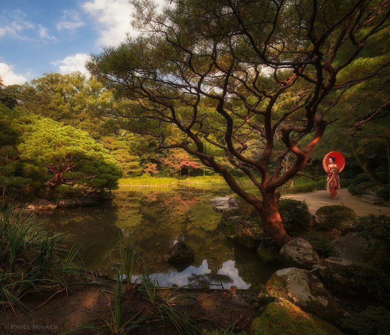 В парке Хэйан фото превью