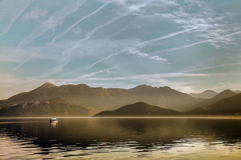 landscape, nature, montenegro, love, dawn, sea, lake, mountains, горы, природа, путешествие, озеро, черногория Skadarsko lake фото превью