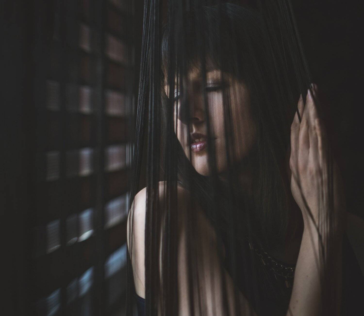 portrait, female, indoors, window, Laura Žygė