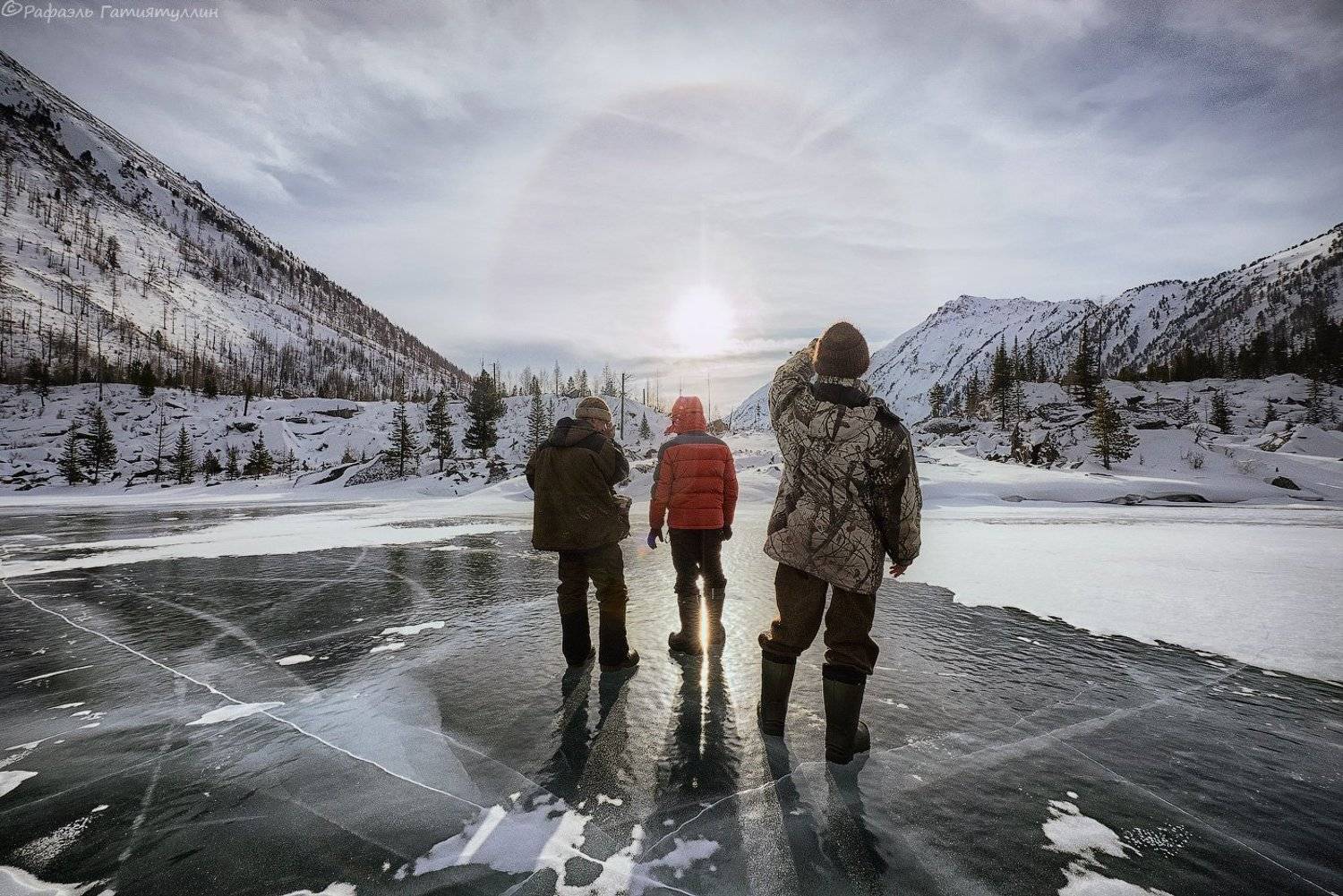 республика алтай, горный алтай, горы, мульта, озеро, зима, Рафаэль Гатиятуллин