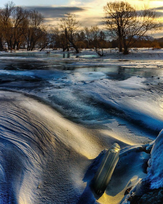 Алтай, 2017, зима, Онгудай, утро, рассвет Морозное утро фото превью