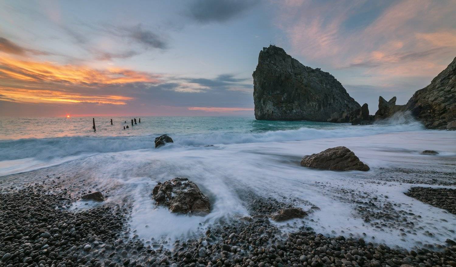 крым симеиз скала дива январь, Николай Мысливцев